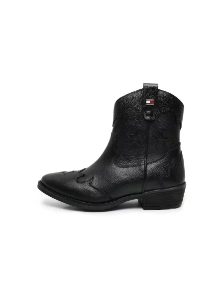 Kavbojski škornji Tommy Hilfiger črna