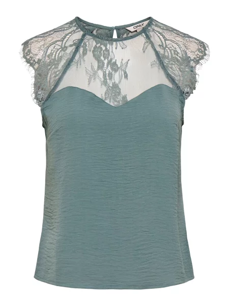ONLY Top ONLMETTE pin verde