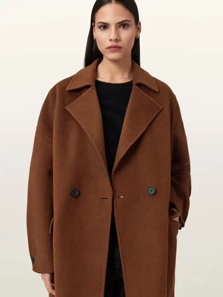 Пальто з додаванням вовни AllSaints SELLMA