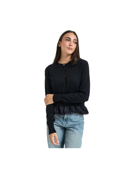 Sweter Liu Jo wełniany czarny