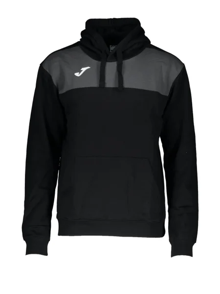 JOMA Hanorac sport gri / negru alb