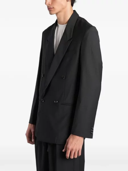Costum Attachment cu două rânduri de nasturi negru