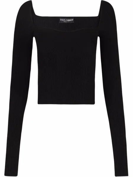 Pulover Dolce & Gabbana tricotate negru