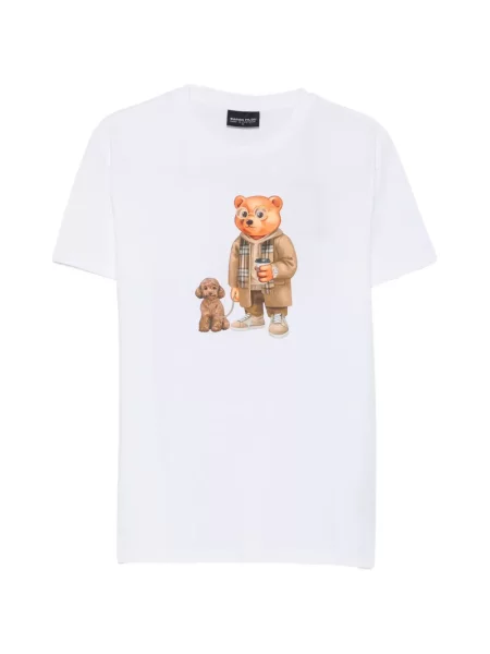 Tricou Baron Filou cu imagine alb