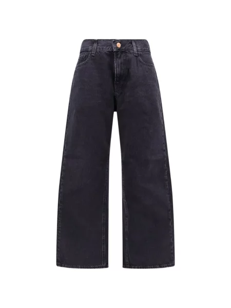 Blugi cu picior larg 3x1 negru