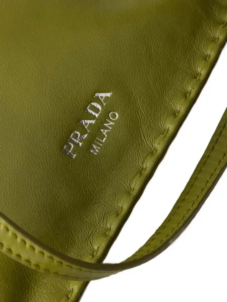 Geantă Prada din piele verde