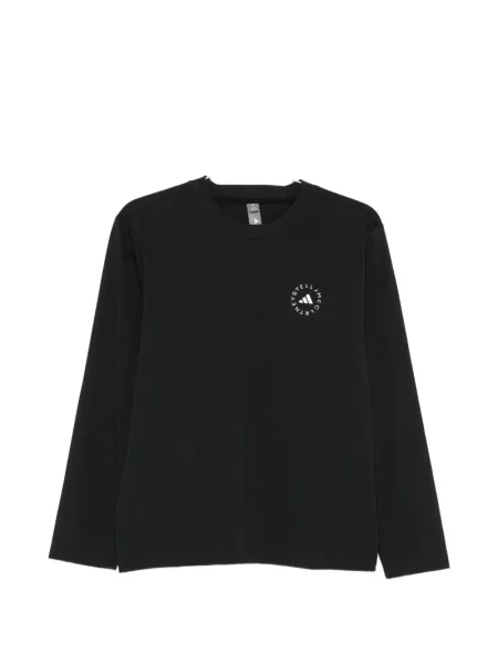 Tricou Adidas By Stella Mccartney cu imagine lung negru
