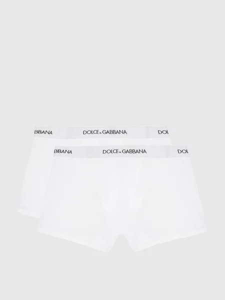 Дитячий набір білих трусиків-боксерів Dolce&gabbana білий