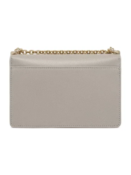Torebka Furla skórzana szara