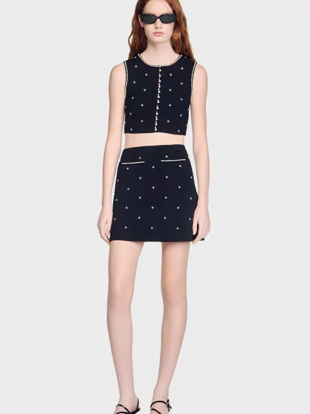 Спідниця Sandro чорна