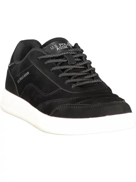 Teniși U.s. Polo Assn. cu toc jos negru