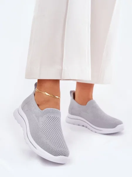 Slip on tenisky Evento sivá