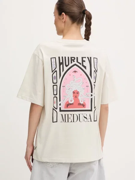 Hurley t-shirt beżowa