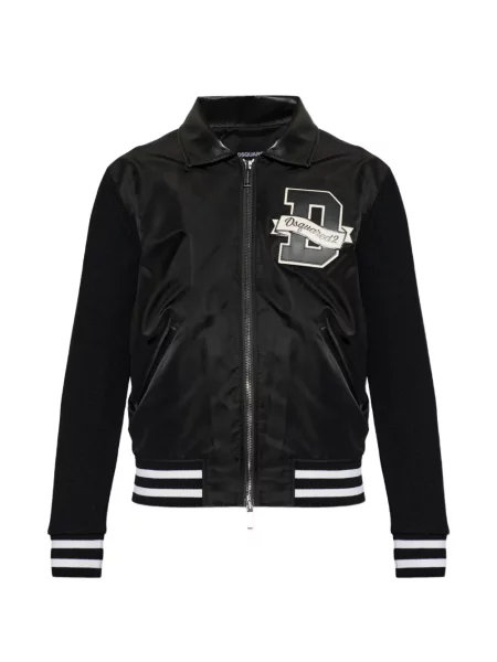 Geacă bomber Dsquared2 cu autograf negru
