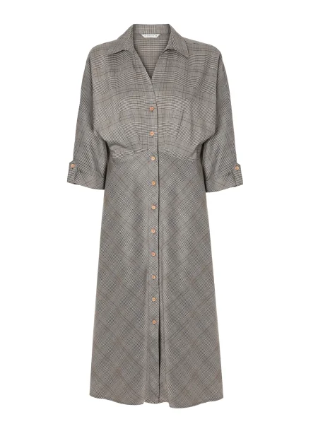 TATUUM Dolga srajca rjava