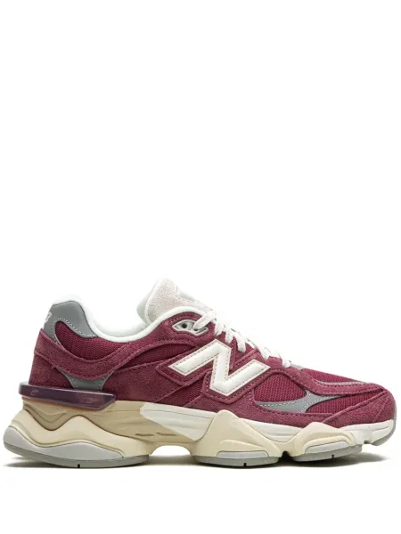 Sneakerși New Balance din piele de căprioară roșu