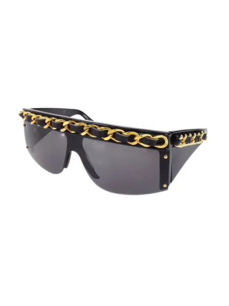 Sluneční brýle Chanel Pre-owned černé