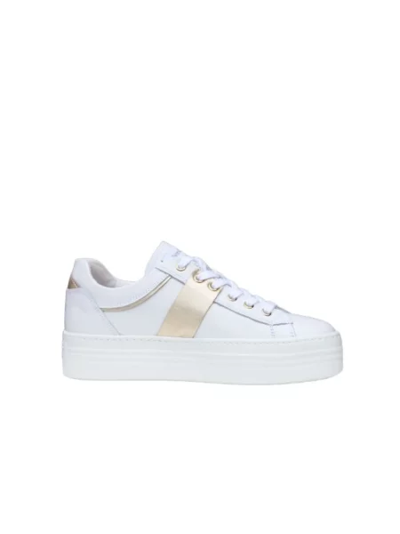 Sneakersy Nerogiardini skórzane białe