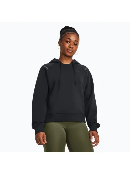 Dámska mikina Under Armour Fleece Hoodie black/black čierna