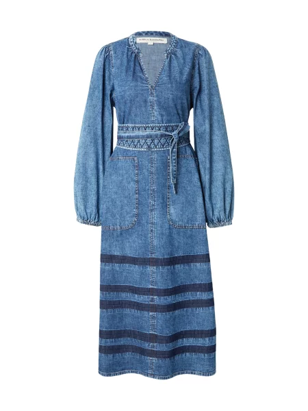 Lollys Laundry Rochie Paris denim albastru