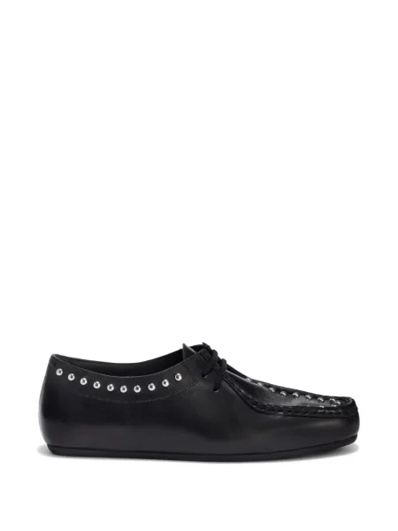 Pantofi loafer Jil Sander cu glugă negru