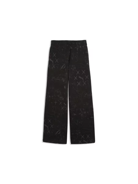PUMA spodnie Street Glam Slouchy Akcesoria S czarny