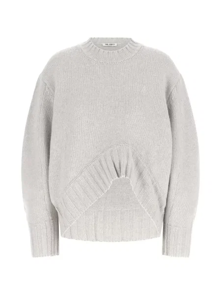 Pulover The Attico cu broderie gri