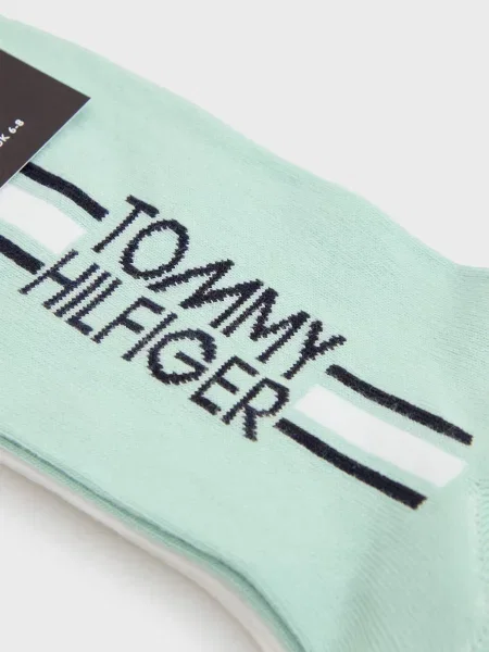 Носки Tommy Hilfiger в полоску с автографом