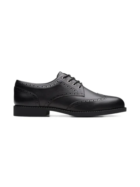 Półbuty dziecięce Clarks czarne
