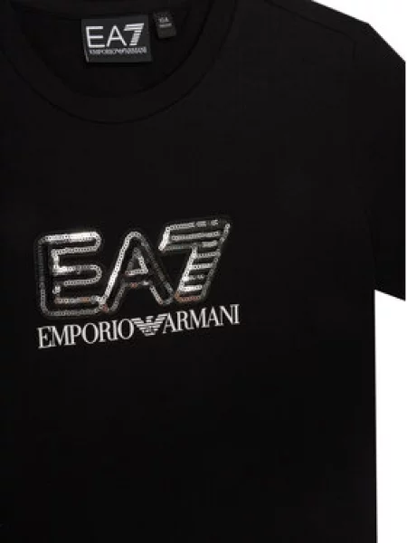 Dětské tričko Ea7 Emporio Armani černé