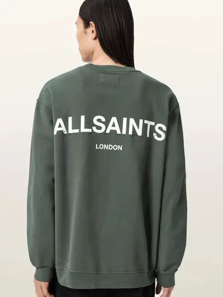Кофта AllSaints візерунок зелений