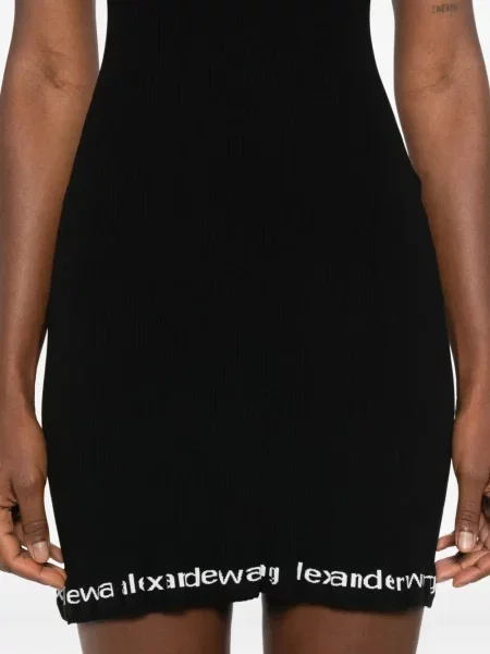 Κοστούμι μίντι φόρεμα Alexander Wang με μήκος μέχρι το γόνατο μαύρο