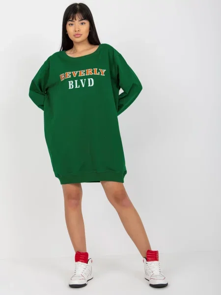 Hanorac Fashionhunters verde