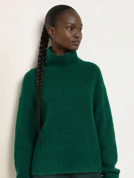 Maje Sweter gruen zielony