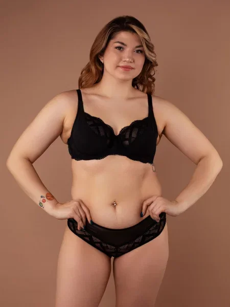 Бюстгальтер brabrabra поліамід/еластан чорний