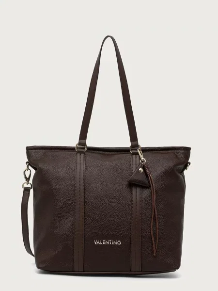 Valentino Bags шопинг чанта дамска от имитация на кожа MAURY кафяво