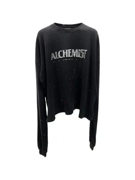Termic tricou Alchemist cu imagine negru