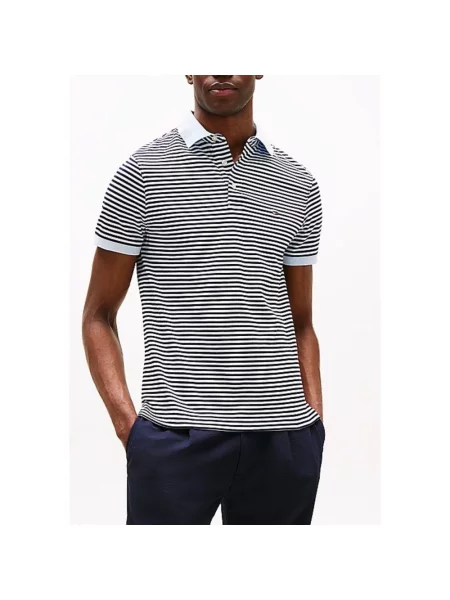 Koszulka polo Tommy Hilfiger niebieska
