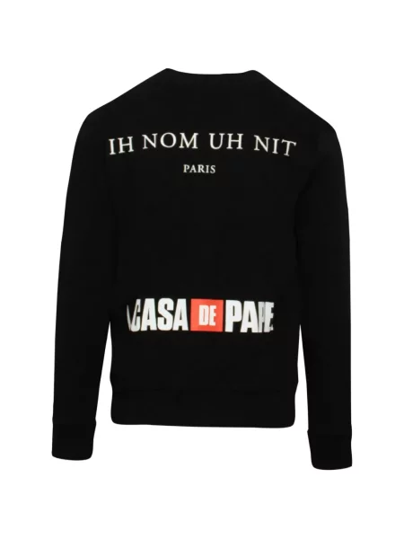 Pulover Ih Nom Uh Nit cu imagine negru