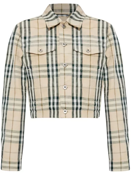 Geacă Burberry în carouri