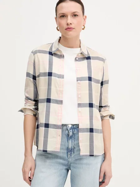 Barbour koszula BRENDON beżowa