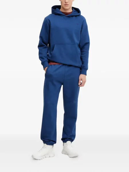 Hoodie The North Face με κέντημα με κουκούλα μπλε