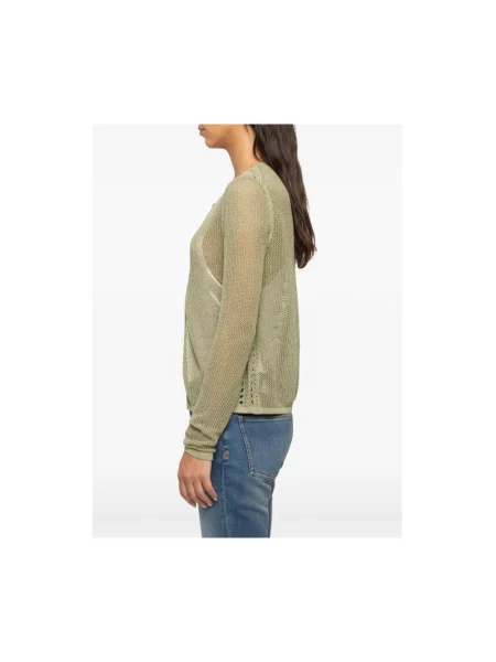 Dzianinowy kardigan Zadig & Voltaire zielony