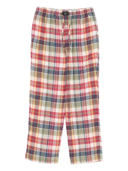 Kostiumas "houndstooth" rašto bokseriai Polo Ralph Lauren iki kelių mėlyna