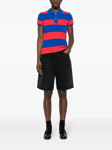 Пуловер Polo Ralph Lauren от джърси червено