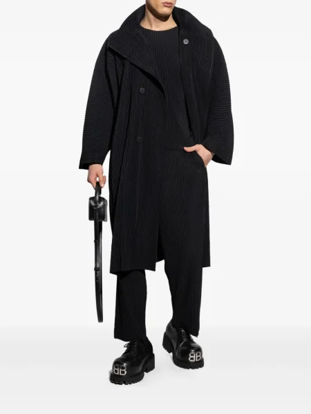 Плисирани панталон Homme Plissé Issey Miyake черно