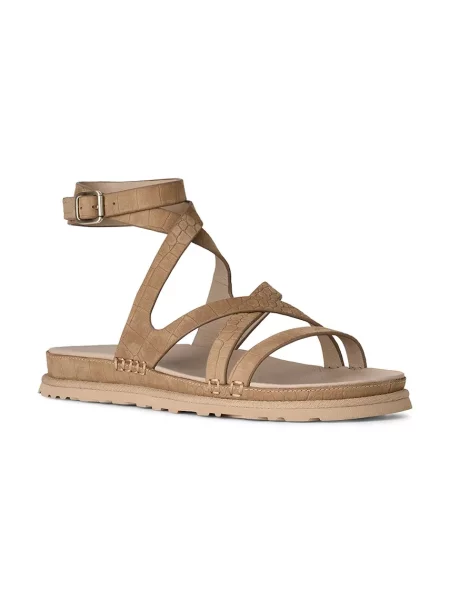 Кожаные босоножки Ugg на запах