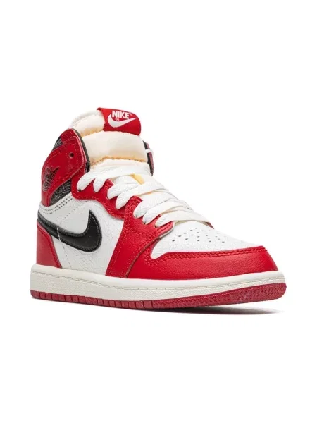 Sneakersy dziecięce Jordan 1 Retro czerwone
