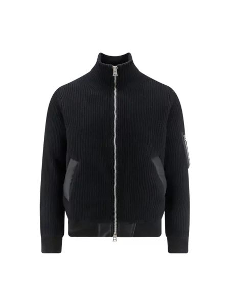 Bluza Sacai wełniana czarna