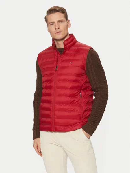 Vesta Tommy Hilfiger červená
